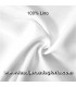 Linos Tela 100% lino liso blanco ancho 150 cm. Basil de 125 gr./m2