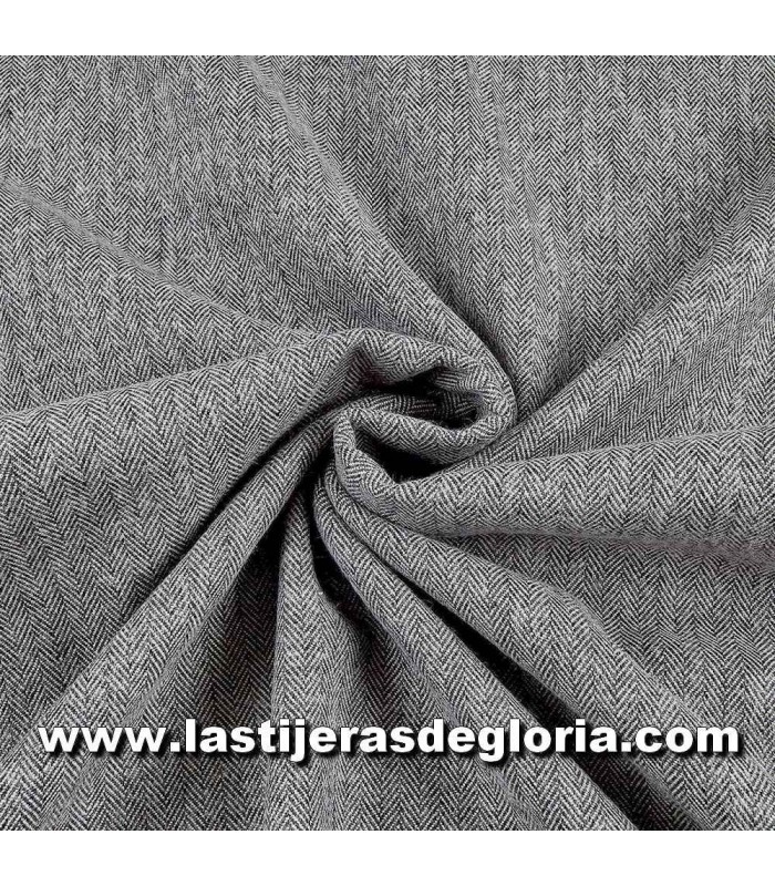 Franela Tela franela espigas sobre gris colección Shetland Flannel de Robert Kaufman