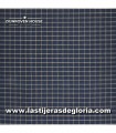 Tela Country cuadros sobre azul marino Homespun Fabric de Dunroven House