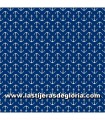 Tela anclas marineras sobre azul colección Anker de Indigo Fabrics
