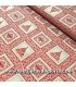 Telas patchwork de Navidad Tela imagenes Navidad rojo sobre lino Grandma de Indigo Fabrics0 gr./m2