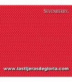 ÚLTIMOS 50 CM. - FINAL PIEZA - Tela topos mini sobre rojo Petite Basics de Sevenberry Japan
