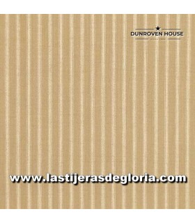 Tela Country rayas trigo y crema Homespun Fabric de Dunroven House