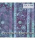 Batiks Tela Batik rayas sol y luna sobre azul oceano Dusk to Dawn de Maywood Studio