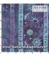 Batiks Tela Batik rayas sol y luna sobre azul oceano Dusk to Dawn de Maywood Studio