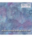 Tela Batik estallido estelar azul y morado Dusk to Dawn de Maywood Studio