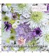 Hand Picket - First Light Tela flores fotorrealistas blanco-lavanda First Light de Maywood Studio