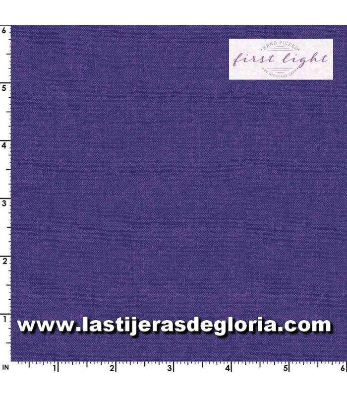 Hand Picket - First Light Tela texturizado violeta azulado First Light de Maywood Studio