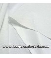 Tela de rizo impermeable fino suave de algodón color blanco de Roselló