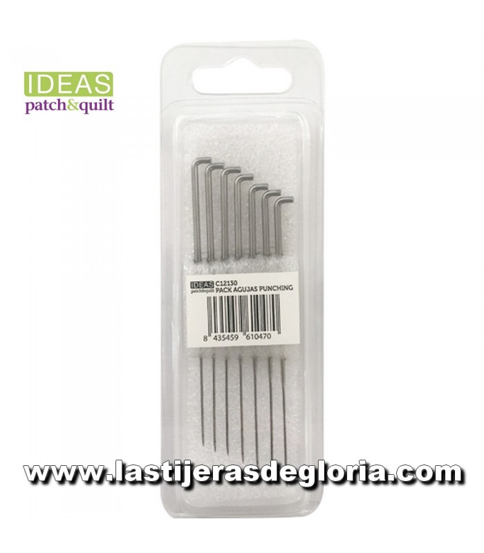 Agujas coser a mano / Alfileres Blister con 7 agujas para fieltro NADEL