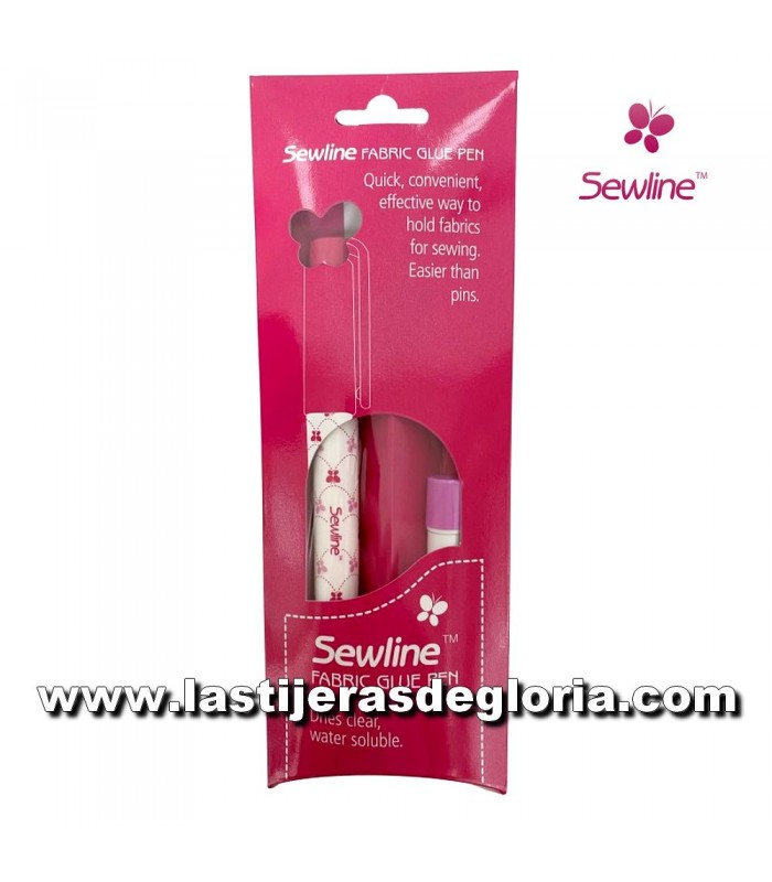 Lápiz pegamento soluble para tela en barra SEWLINE