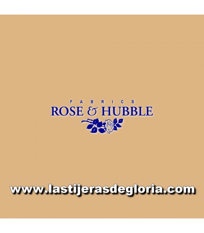 Tela lisa tono piel bronceada para muñecas True Craft Cotton de Rose & Hubble