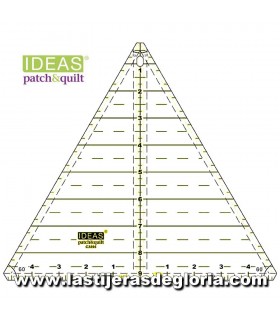 Regla Patchwork Triángulo 9" 60º IDEAS