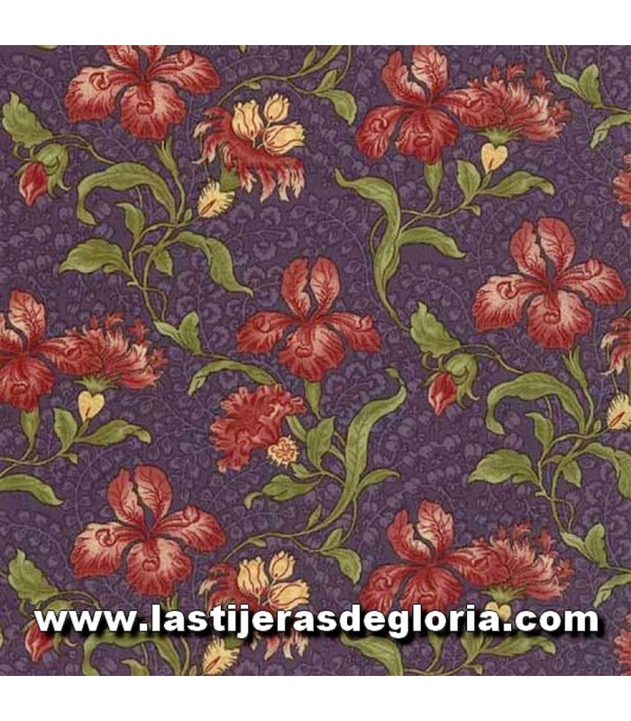 Estampados Kit punto de cruz con bastidor Un Pájaro entre Flores de DMC