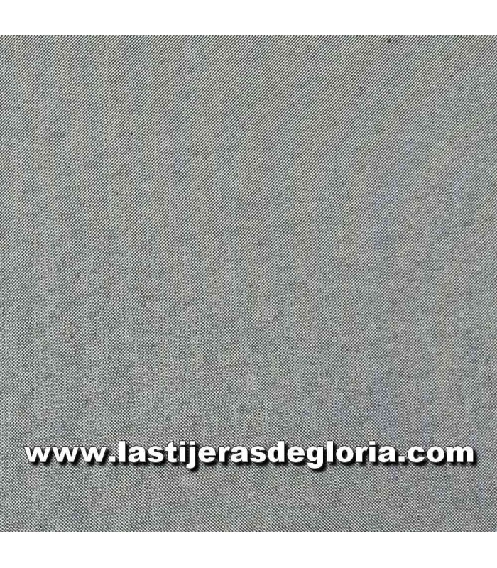 Tela de loneta de algodón lisa azul colección MALIBU