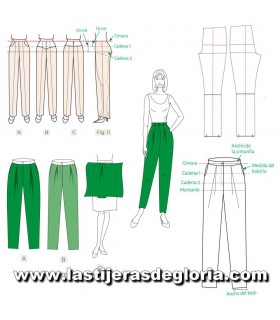 Libro Realizar patrones de costura PANTALONES de Teresa Gilewska