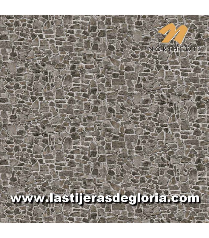 Paisaje Tela pared de piedras gris colección Naturescapes de Northcott