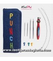 Set de Punch Needle tonos vibrantes KnitPro
