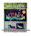 Libro Quilts Batik en Folie de Les Éditions de Saxe