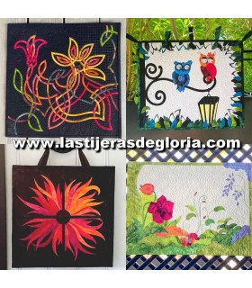 Libro Quilts Batik en Folie de Les Éditions de Saxe