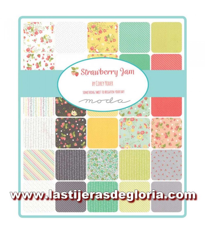 Layer Cake Strawberry Jam de Corey Yoder para Moda Fabrics