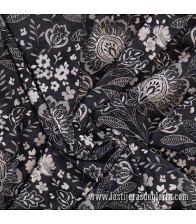 Tela trasera 270 cm. damasco onyx Elizabeth de PB Textiles
