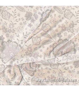 Tela trasera 270 cm. damasco hielo Elizabeth de PB Textiles