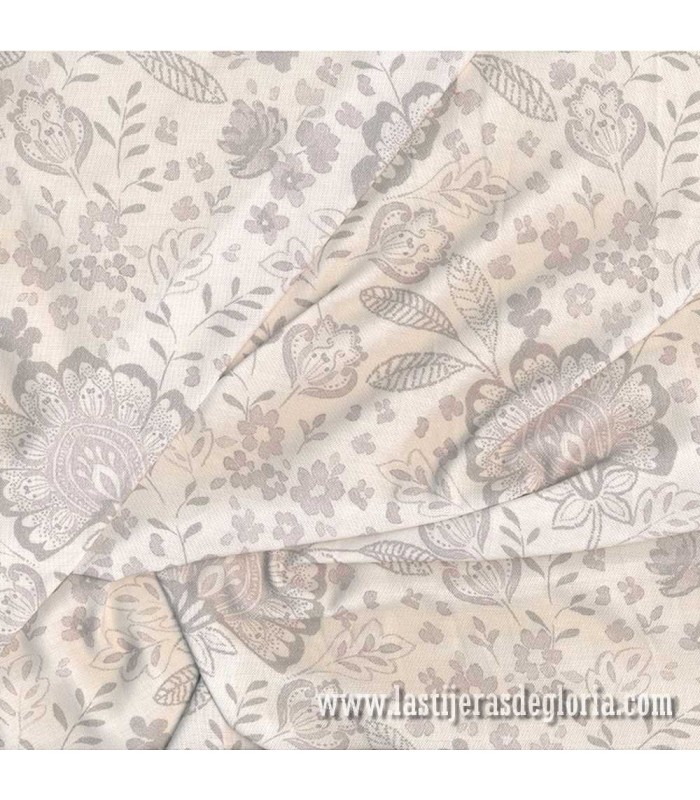 Tela trasera 270 cm. damasco hielo Elizabeth de PB Textiles