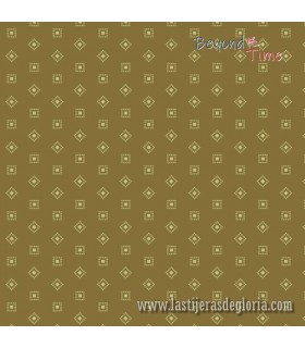 Tela cuadrados verde hopscotch pickle Beyond Time de EQP Textiles