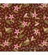 Tela jazmines grosella jasmine black currant Beyond Time de EQP Textiles