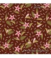 Tela jazmines grosella jasmine black currant Beyond Time de EQP Textiles