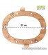 Boquilla de madera para bolsos o monedero ovalada 20 cm. Ideas Patch