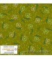 Tela semillas y flores verde Flowers on my Mind de Stof Fabrics