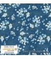 Tela flores azul oscuro Petite Meadows de Stof Fabrics