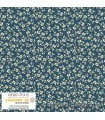 Tela ramas azul oscuro Petite Meadows de Stof Fabrics