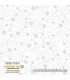 Tela Navidad estrellas plateadas sobre blanco We Love Christmas de Stof Fabrics