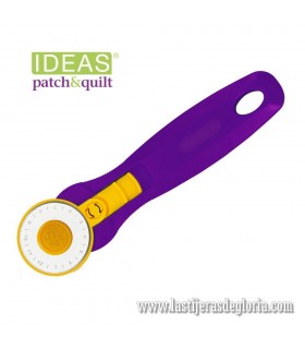 cuter rotativo premium violeta de  45 mm. Ideas Patch