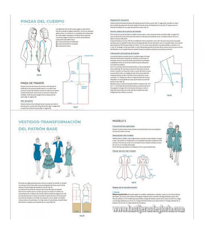 Libro CUERPO DE LA PRENDA Realizar patrones de costura de Teresa Gilewska