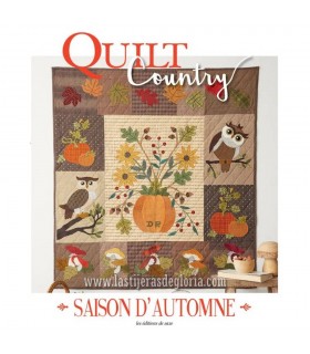 Libro Quilt Country 74 Saison d'Automme de Les Éditions de Saxe