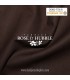 Tela patchwork lisa marrón chocolate True Craft Cotton de Rose & Hubble