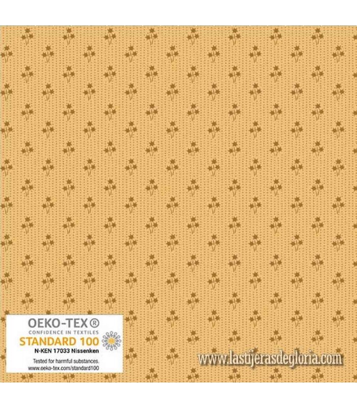 Tela ramos estrellas mini marfil Tiny Delight de Stof Fabrics