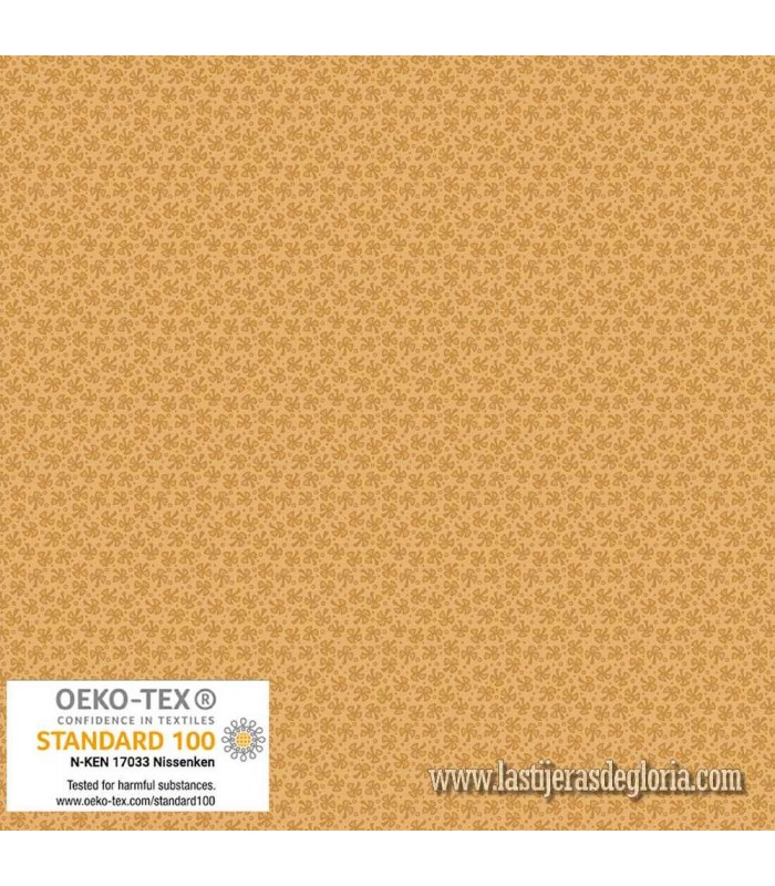 Tela tréboles mini sobre beige Tiny Mixture de Stof Fabrics