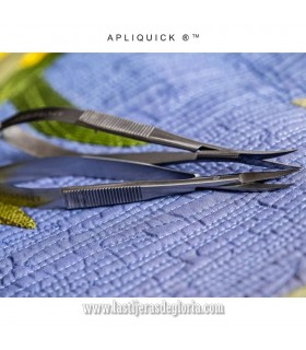 Clipper microserrado de punta curva APLIQUICK ®™