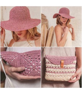 Libro DMC Eco Vita Raffia Bolsos y Sombreros