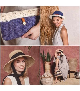 Libro DMC Eco Vita Raffia Bolsos y Sombreros