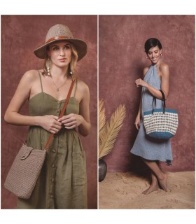 Libro DMC Eco Vita Raffia Bolsos y Sombreros