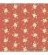 Tela flores pequeñas sobre coral Bumble and Bloom de Henry Glass