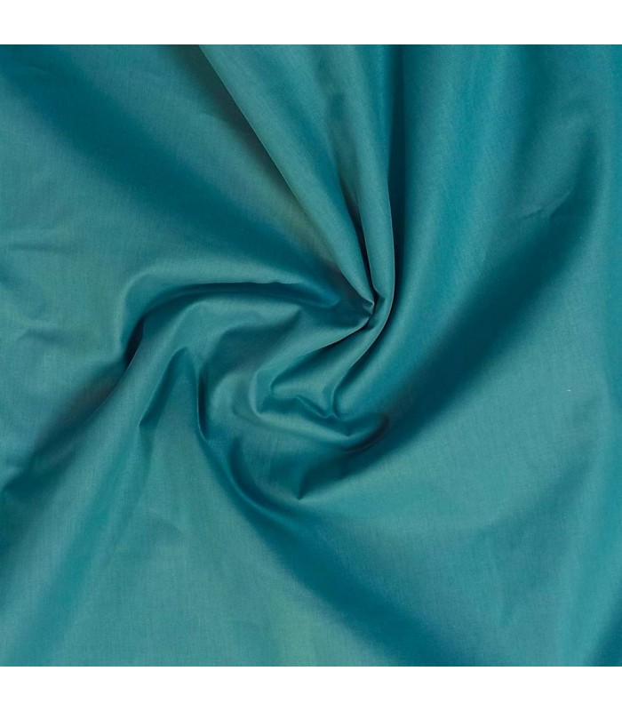 Tela patchwork trasera algodón lisa azul grisáceo 280 cm. colección SAIDA