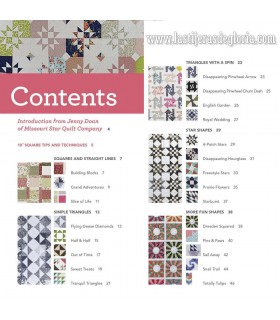 Libro Quilter's 10" Square Precut Companion de Jenny Doan de Missouri Star Quilt Company