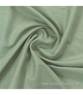 Tela de lino lavado en tono verde menta 230 gr./m2 Washed Linen